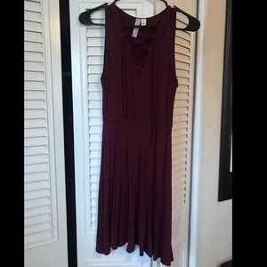Burgundy Tank Dress